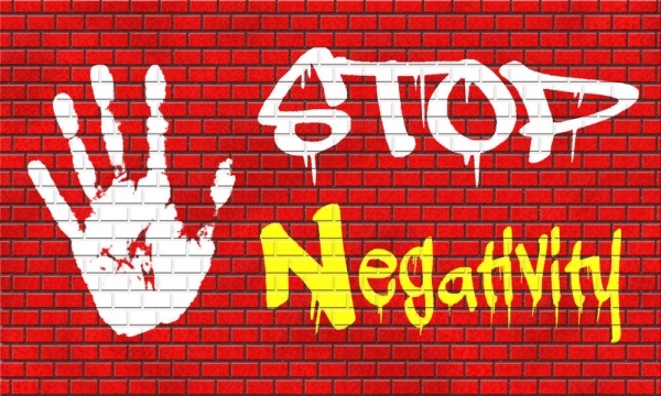 how to stop being negative 