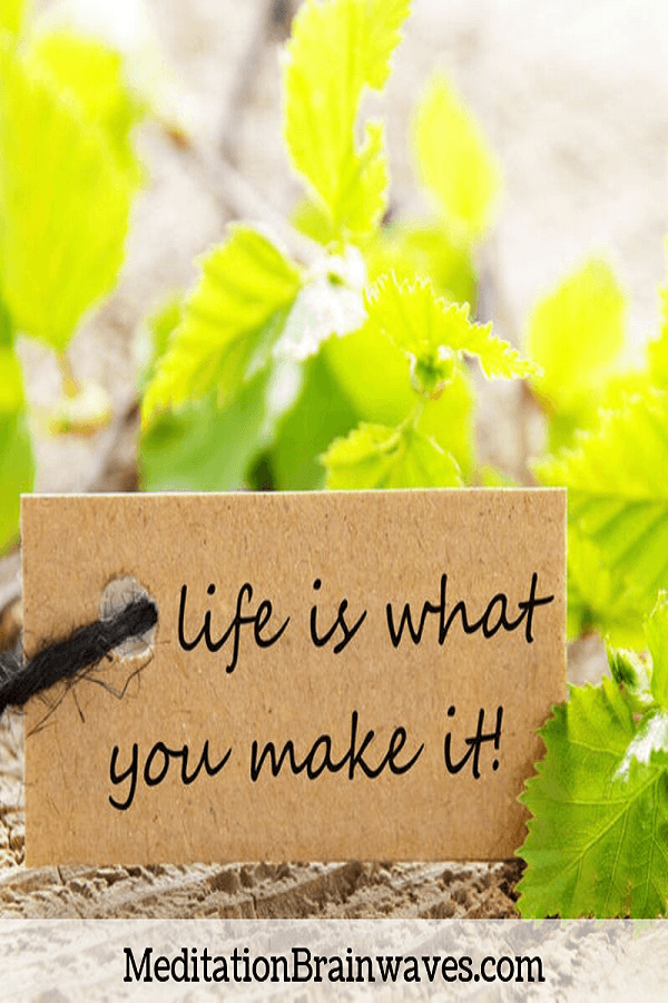 life is what you make it