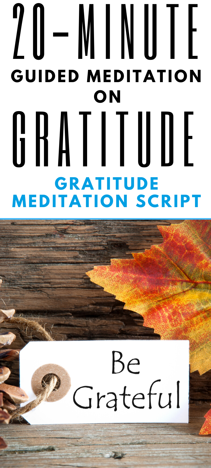 gratitude meditation script