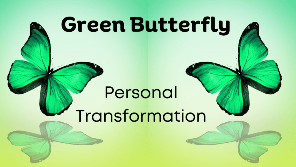 green butterfly symbolism 