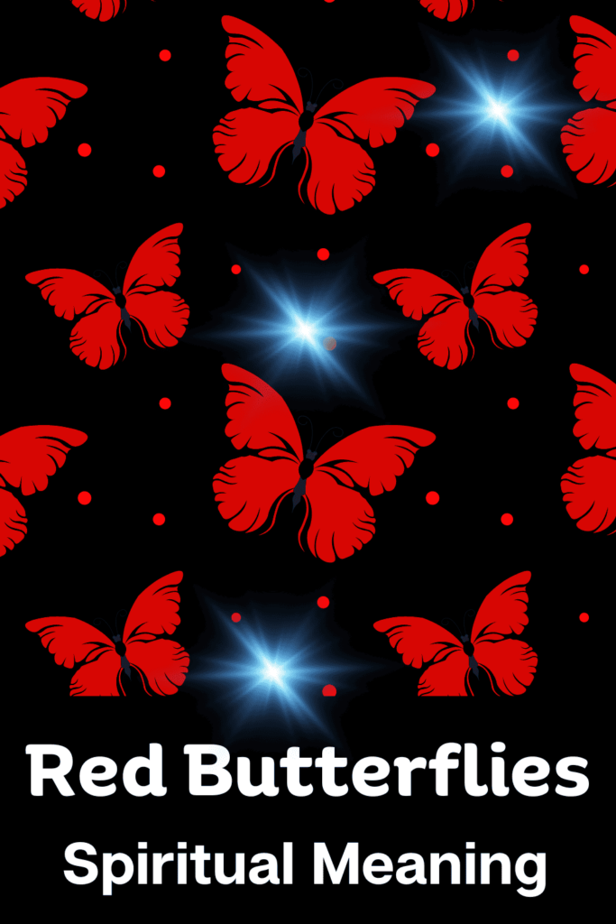 red butterflies spiritual meanings 