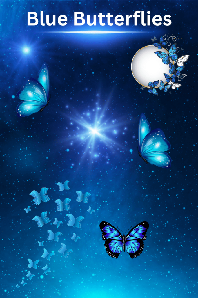 blue butterflies symbolism