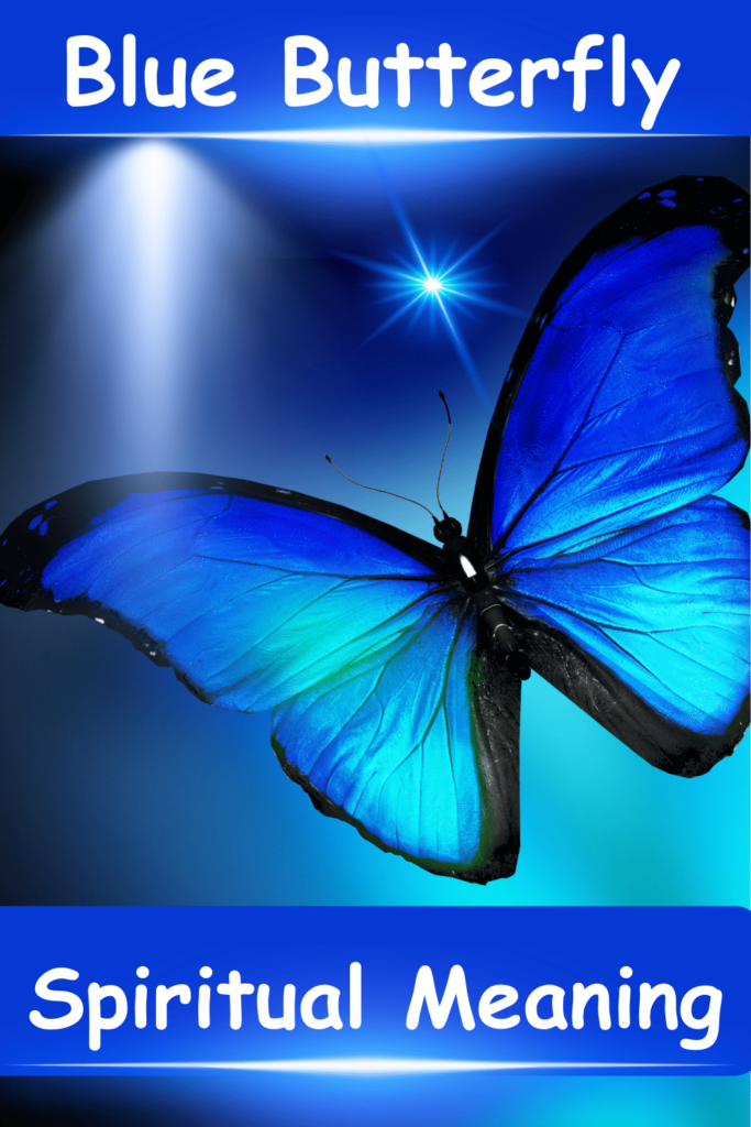 blue butterfly spiritual meaning