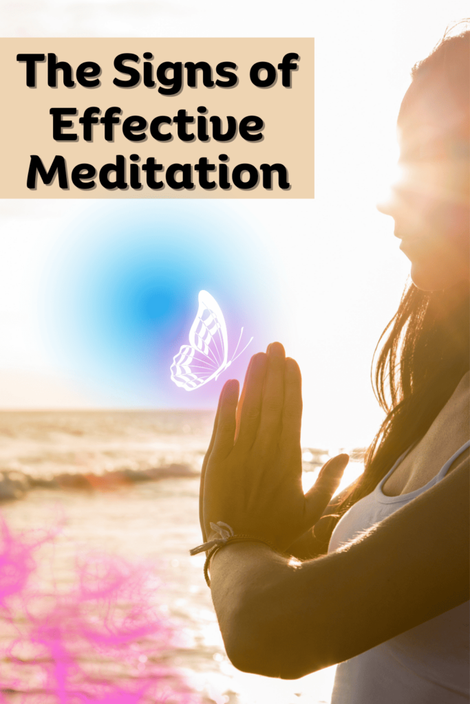 check out the six signs of effective meditation