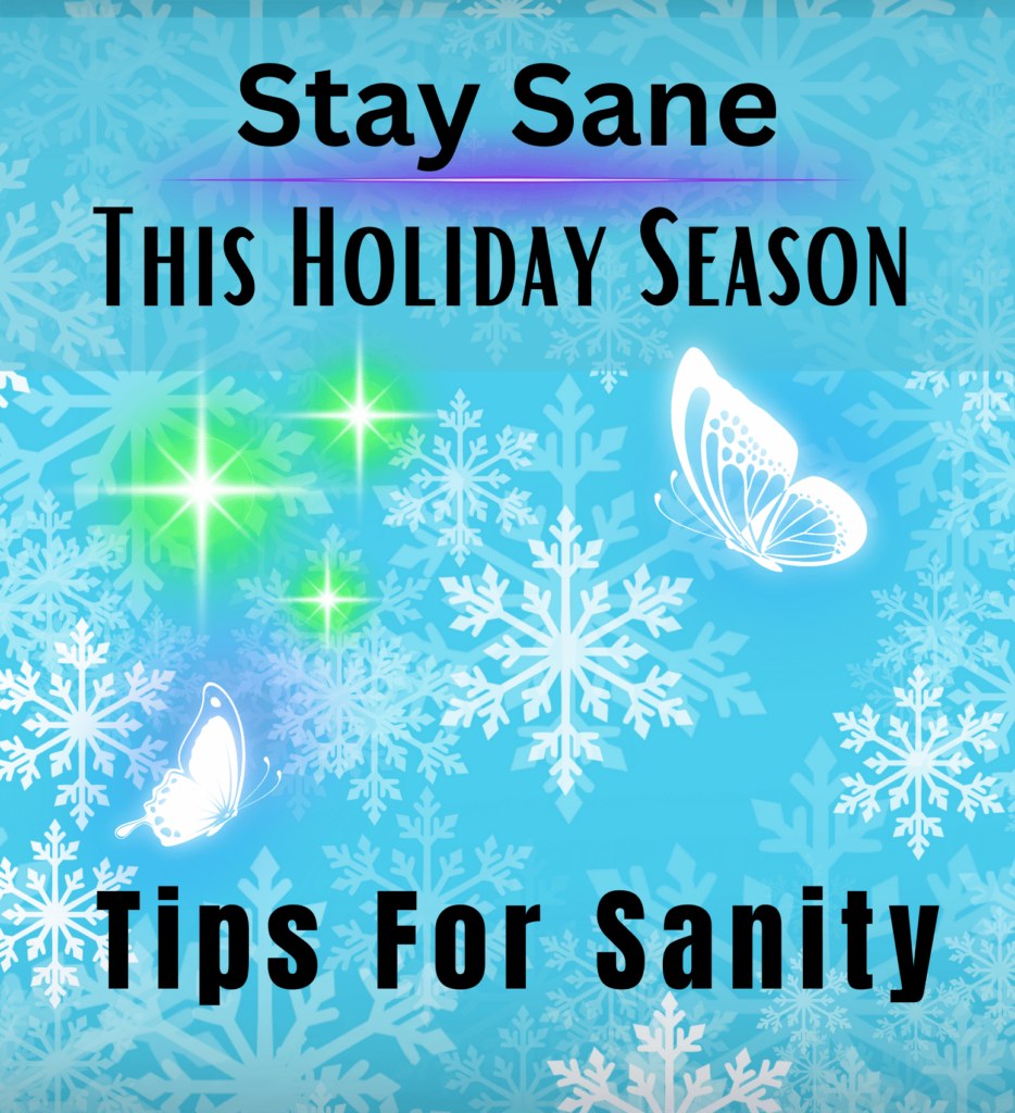 how to stay sane during christmas