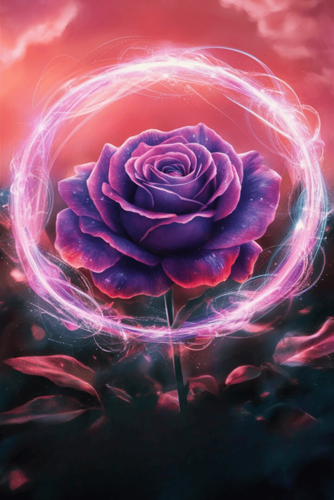 purple rose spiritual meaning 